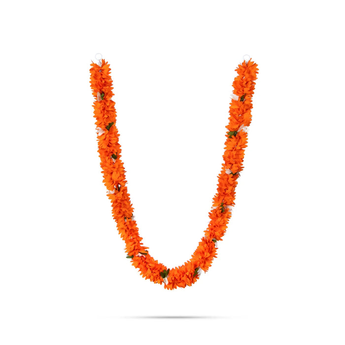 Artificial Flower Mala - 20 Inches | Garland for Photo Frame/ Assorted Colours