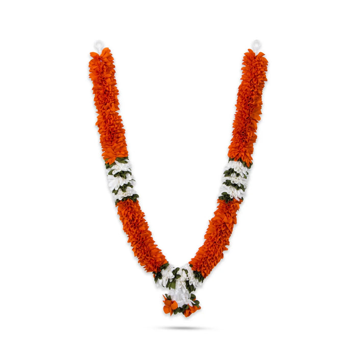 Cloth Mala - 22 Inches | Artificial Flower Mala/ Satin Mala for Photo Frame