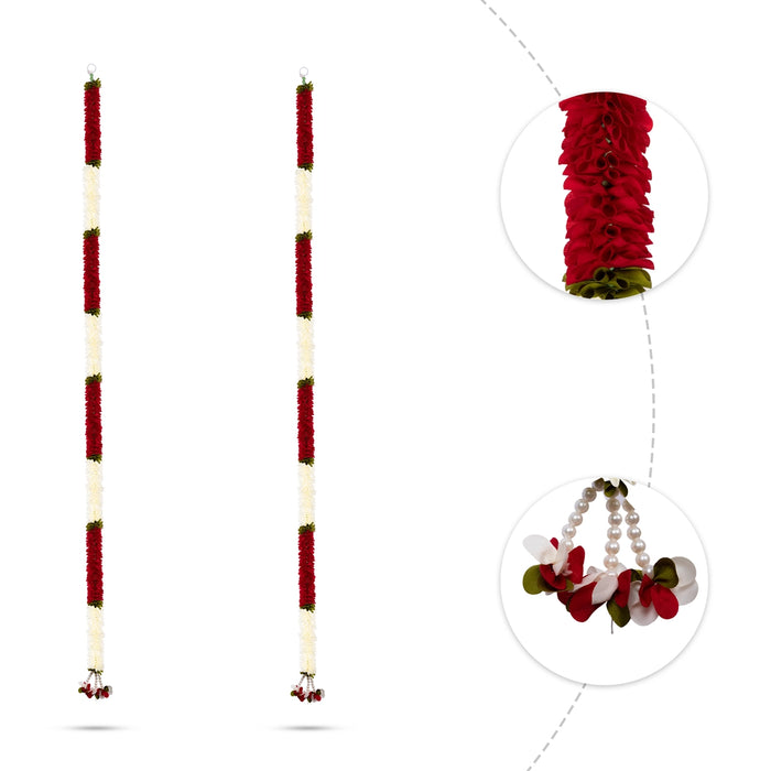 Side Toran Pair - 72 Inches | Dosa Fold Side Thoran | Bandhawar/ Thoranam For Main Door