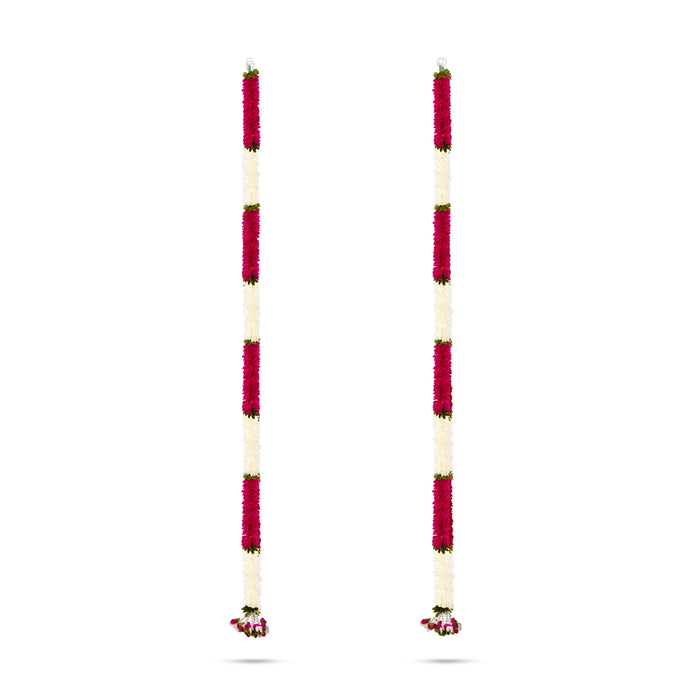 Side Toran Pair - 72 Inches | Dosa Fold Side Thoran | Bandhawar/ Thoranam For Main Door
