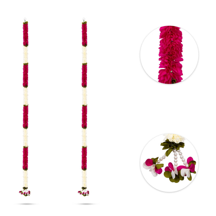 Side Toran Pair - 72 Inches | Dosa Fold Side Thoran | Bandhawar/ Thoranam For Main Door