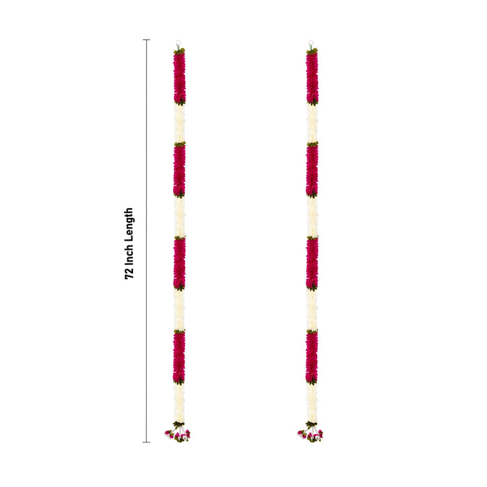 Side Toran Pair - 72 Inches | Dosa Fold Side Thoran | Bandhawar/ Thoranam For Main Door