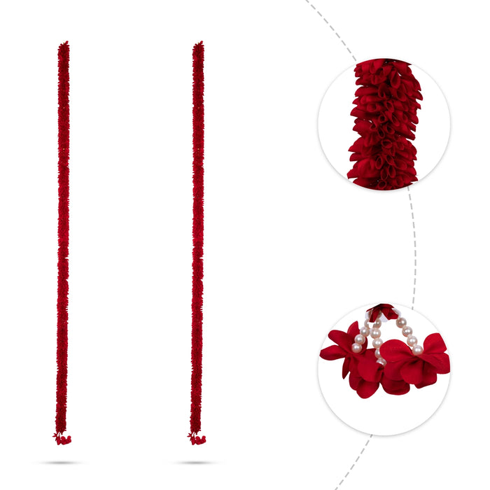 Side Toran Pair - 72 Inches | Dosa Fold Side Thoran | Bandhawar/ Thoranam For Main Door