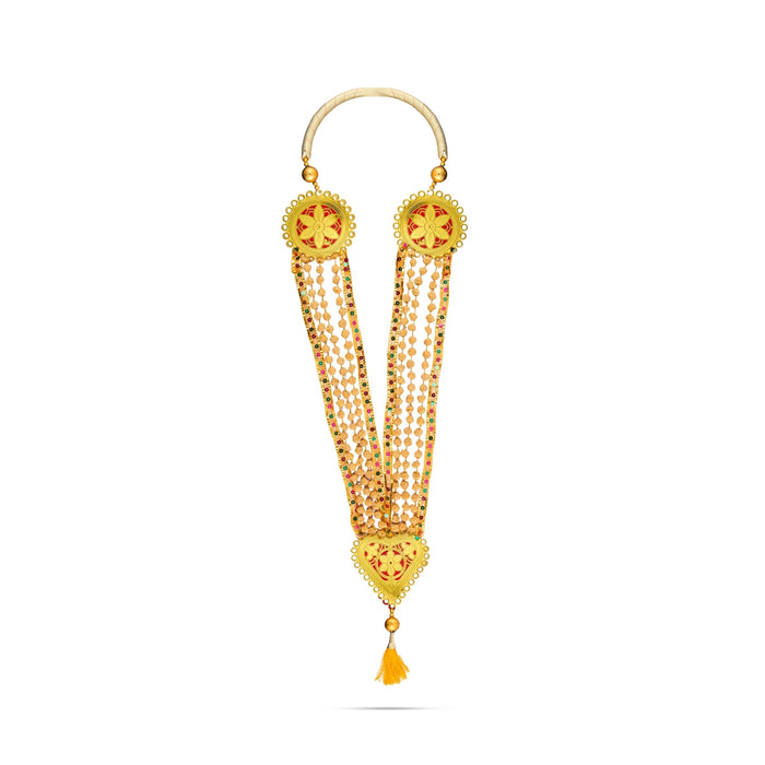 VIP Mala - 3 Feet | Scented Mala/ 3 Line Scented Wooden Mala for Photo Frame