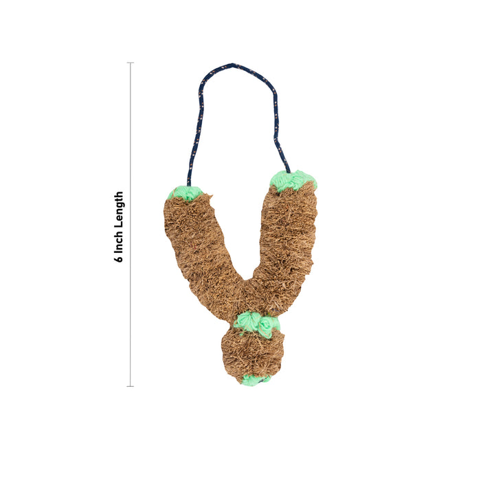 Vettiver Malai - 6 Inches | Vetiver Garland/ Vetiver Malai/ Vetti Veru Garland for Deity