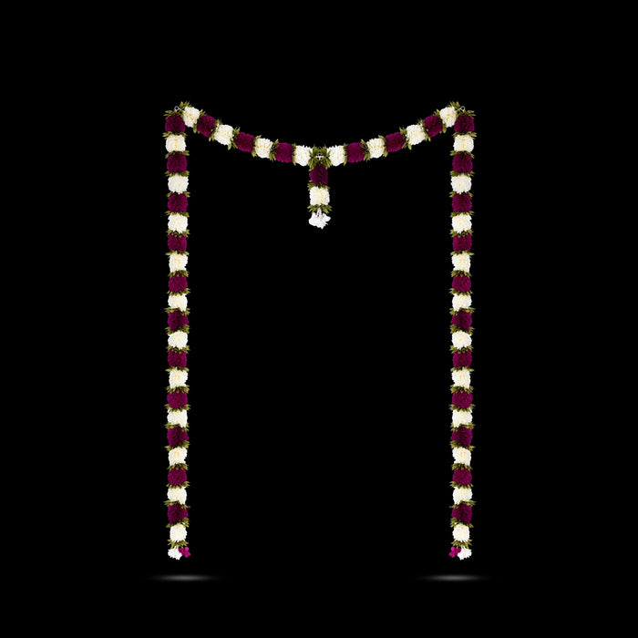 Door Toran - 20 Inches | Artificial Flower Toran/ Decorative Thoran/ Bandanwar for Door Decor