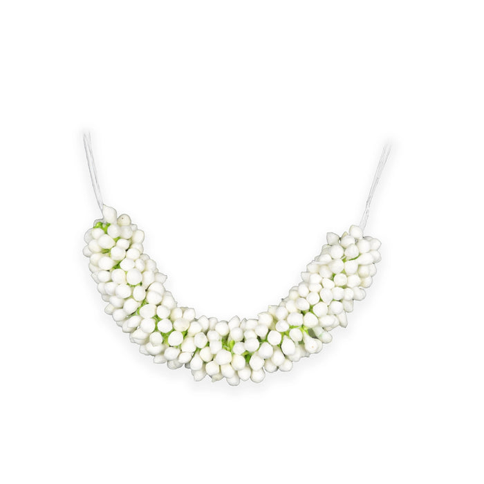 Jasmine Gajra - 10 Inches | Artificial Mogra Flower Hair Veni/ Floral Hair Accessory