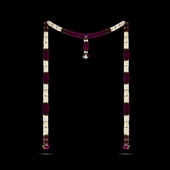 Door Toran Set - 72 Inches | Artificial Toran/ Flower Thoran/ Bandanwar for Home Decor