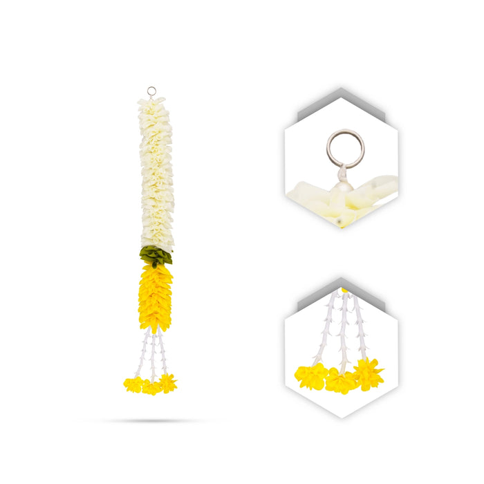 Door Toran - 20 Inches | Artificial Flower Bandhawar / Decorative Thoran/ Ladi for Entrance Decor