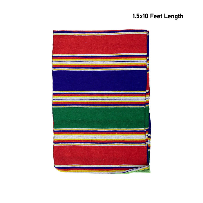 Pandi Jamukkalam - 1.5 X 10 Feet | Cotton Floor Runner Mat For Corridor, Hall & Pooja Use