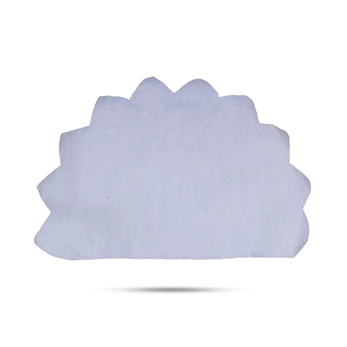 Rangoli Mat - 24 Inches | Flower Design Canvas Muggu Mat/ Half Circle Rangoli Floor Mat For Home Decor