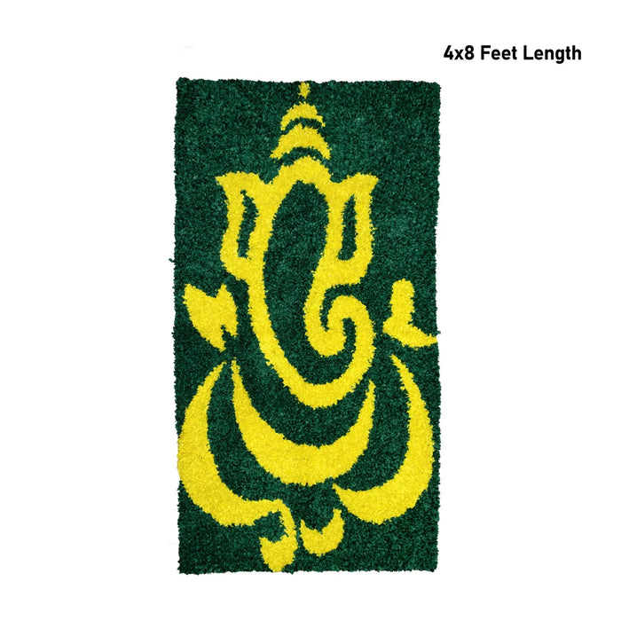Canvas Mat - 4 x 8 Feet | Canvas Mat / Decorative Mat For Festival & Pooja Use