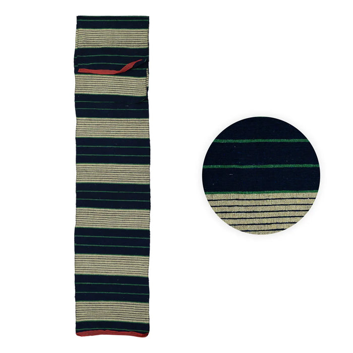 Pandi Jamukkalam - 1 X 15 Feet | Traditional Handwoven Floor Runner For Hall & Pooja Path