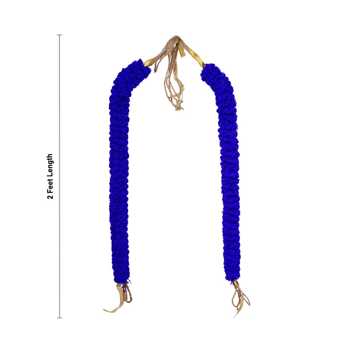 Woolen Garland - 2 Feet | Thread Mala/ Artificial Garland/ Woolen Mala for Deity