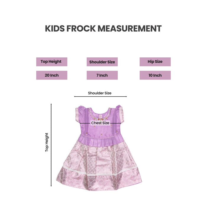Kerala Cotton Frock Dress - Size 1 Year | Readymade Dress/ Gown Dress For Baby Girls/ Assorted Colour&Design