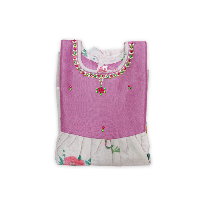 Kerala Cotton Frock Dress - Size 6 Month | Readymade Dress/ Ethnic Wear/ Gown Dress For Baby Girls