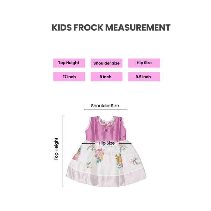 Kerala Cotton Frock Dress - Size 6 Month | Readymade Dress/ Ethnic Wear/ Gown Dress For Baby Girls