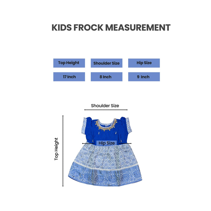 Pattu Frock Dress - Size 6 Month | Readymade Dress/ Jacquard Gown Dress For Baby Girls/ Assorted Colour&Design