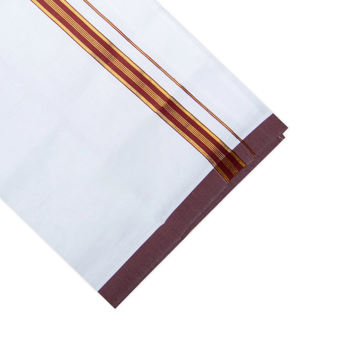 Veshti Shirt Pair | Size 1 - 2/ Traditional Dress/ Velcro Dhoti Shirt For Boys Festival Wear/ Assorted Colour