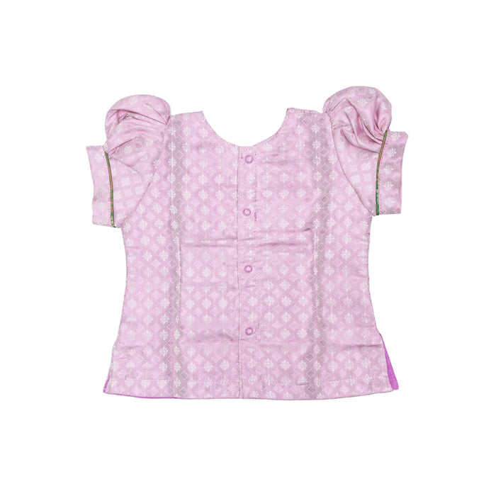 Pattu Pavadai Sattai Pair | Size 22 - 24/ Traditional Dress/ Skirt And Top For Baby Girls/ Assorted Colour