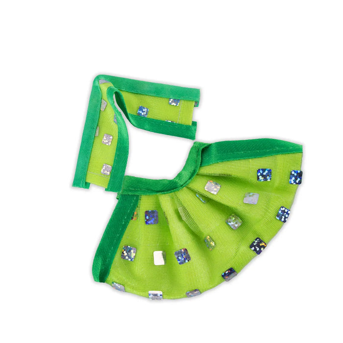 Devi Dress - 2.5 Inches | Mata Rani Poshak/ Lehenga Patka/ Fancy Design Amman Pavadai For Deity/ Assorted Colour