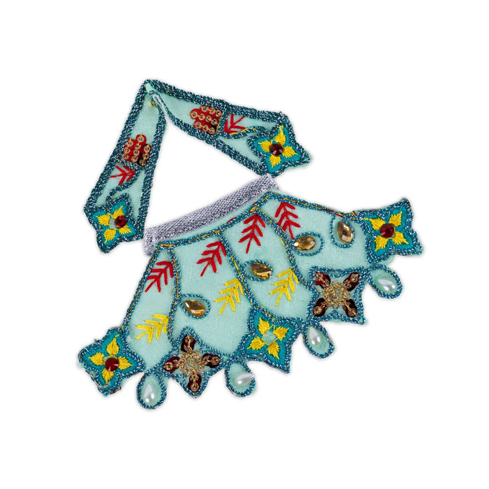 Devi Dress - 2.5 Inches | Mata Rani Poshak/ Lehenga Patka/ Embroidery Amman Pavadai/ Assorted Colour