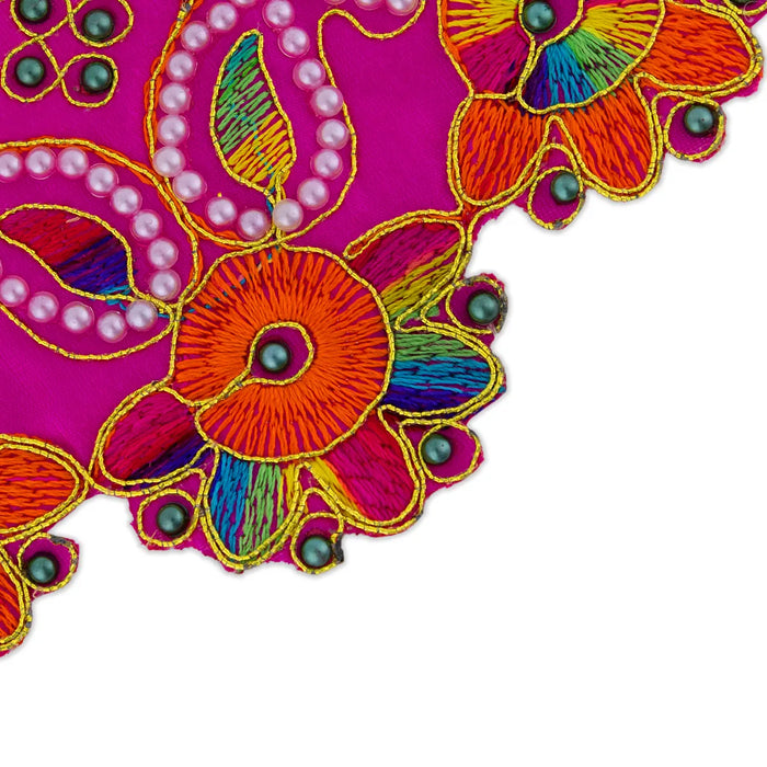 Devi Dress - 3.5 Inches | Mata Rani Poshak/ Lehenga Patka/ Fancy Amman Pavadai/ Assorted Colour