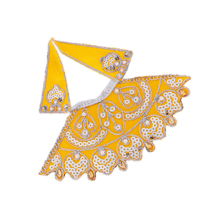 Devi Dress - 3.5 Inches | Mata Rani Poshak/ Lehenga Patka/ Fancy Amman Pavadai/ Assorted Colour