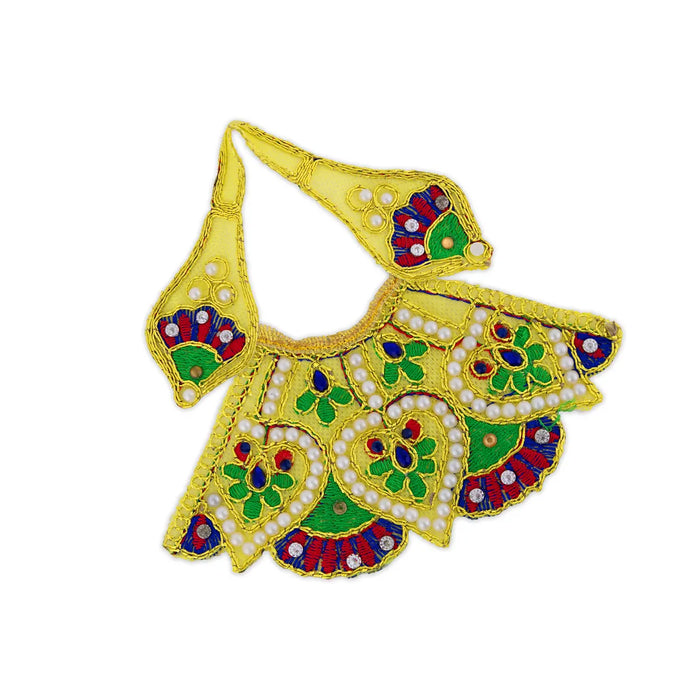 Devi Dress - 3.5 Inches | Mata Rani Poshak/ Lehenga Patka/ Fancy Amman Pavadai/ Assorted Colour