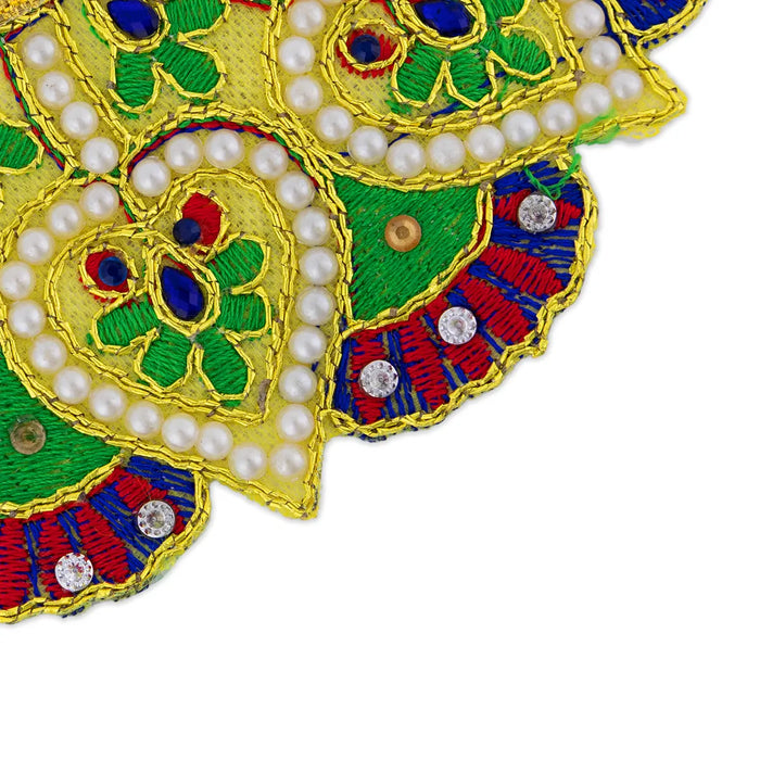 Devi Dress - 3.5 Inches | Mata Rani Poshak/ Lehenga Patka/ Fancy Amman Pavadai/ Assorted Colour