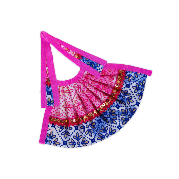 Devi Dress - 4.24 Inches | Mata Dress/ Lehenga Patka/ Devi Vastra/ Amman Pavadai/ Assorted Colour