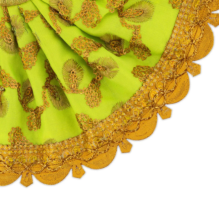 Devi Dress - 4.24 Inches | Mata Dress/ Lehenga Patka/ Devi Vastra/ Amman Pavadai/ Assorted Colour