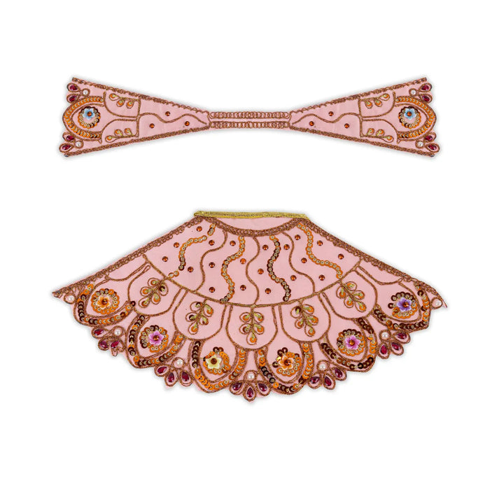 Devi Dress - 5 Inches | Mata Rani Poshak/ Lehenga Patka/ Embroidery Amman Pavadai/ Assorted Colour