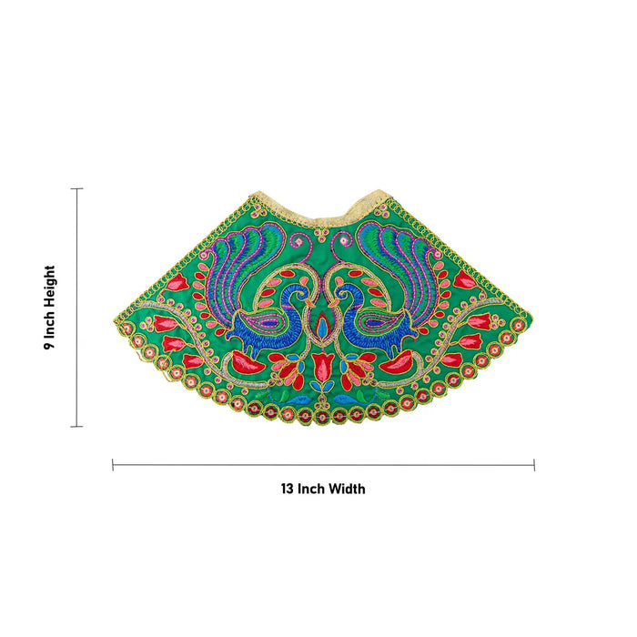 Devi Dress - 5.75 Inches | Mata Dress/ Lehenga Patka/ Traditional Design Devi Vastra For Deity/ Assorted Colour