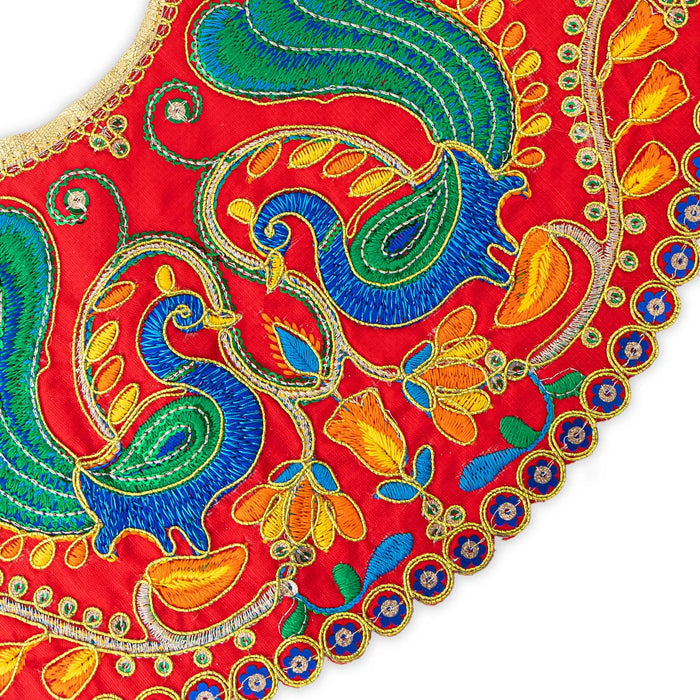 Devi Dress - 5.75 Inches | Mata Dress/ Lehenga Patka/ Traditional Design Devi Vastra For Deity/ Assorted Colour