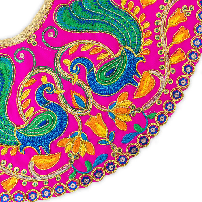 Devi Dress - 5.75 Inches | Mata Dress/ Lehenga Patka/ Traditional Design Devi Vastra For Deity/ Assorted Colour