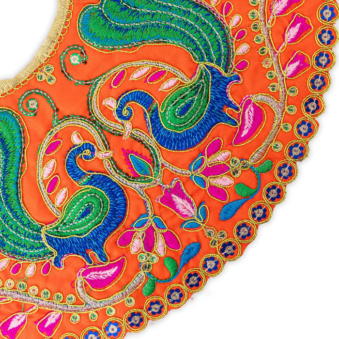 Devi Dress - 5.75 Inches | Mata Dress/ Lehenga Patka/ Traditional Design Devi Vastra For Deity/ Assorted Colour