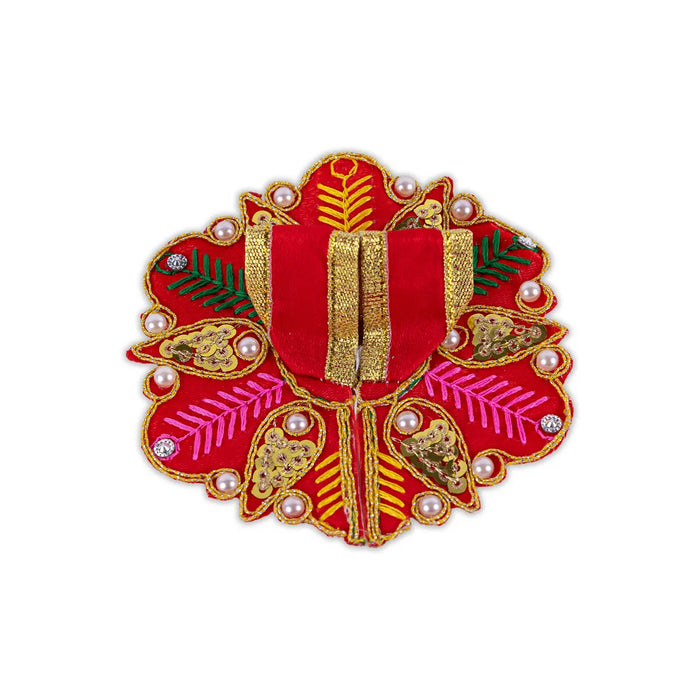 Krishna Dress - 4 Inches | Embroidery Design Laddu Gopal Ji Dress/ Kanha Ji Poshak For Deity/ Assorted Colour