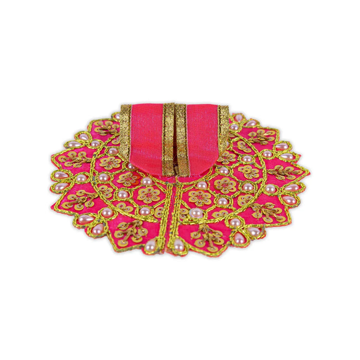 Krishna Dress - 3.75 X 5 Inches | Embroidery Design Kanha Ji Dress/ Laddu Gopal Ji Dress for Deity