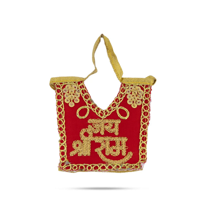 Hanuman Dress - 6 Inches | Embroidery Design Bajrang Bali Dress/ Hanuman Ji Vastra for Idol & Pooja