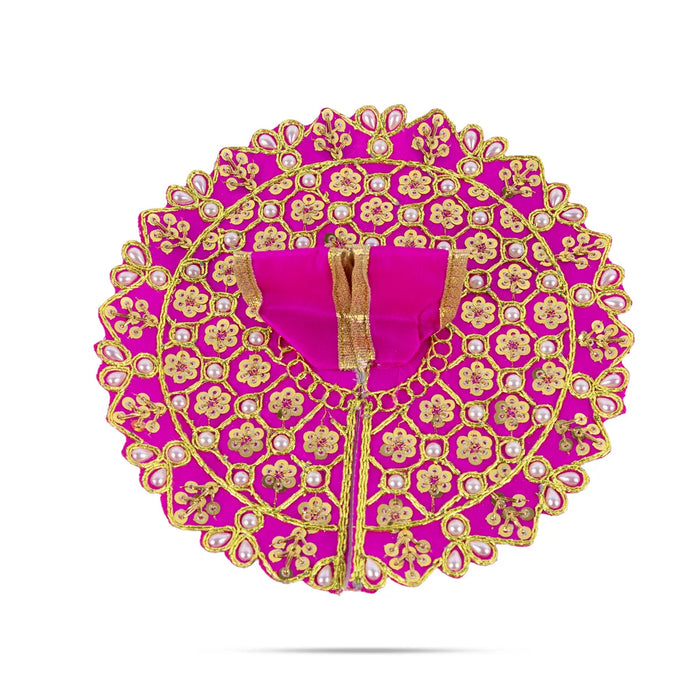 Krishna Dress - 7 Inches | Embroidery Design Kanha Ji Dress/ Laddu Gopal Ji Dress For Deity Decor