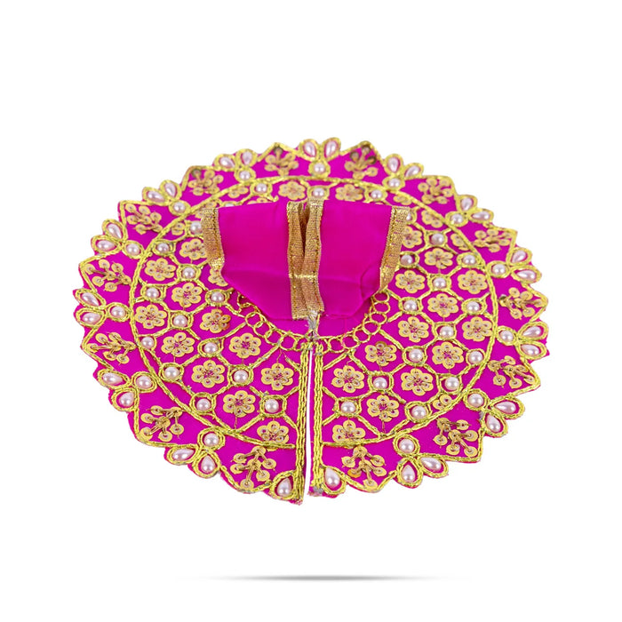 Krishna Dress - 7 Inches | Embroidery Design Kanha Ji Dress/ Laddu Gopal Ji Dress For Deity Decor