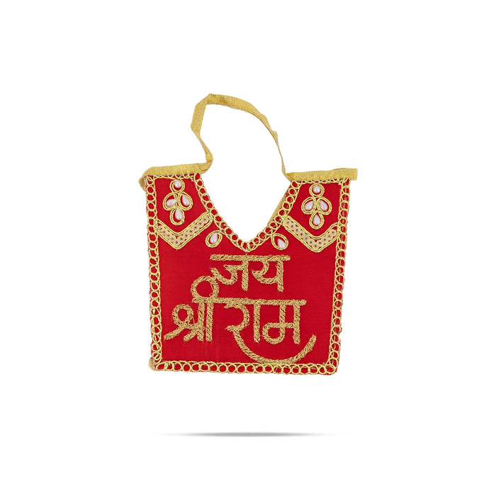 Hanuman Dress - 6 Inches | Embroidered Bajrang Bali Dress/ Hanuman Ji Vastra for Idol