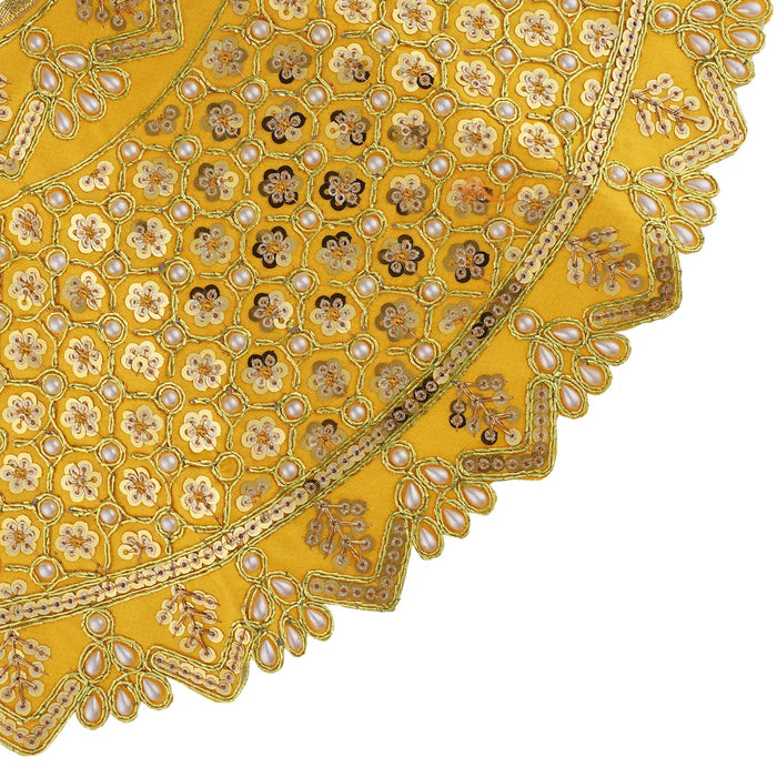 Durga Dress - 10 X 11.5 Inches | Mata Rani Poshak/ Embroidery Amman Pavadai/ Assorted Colour