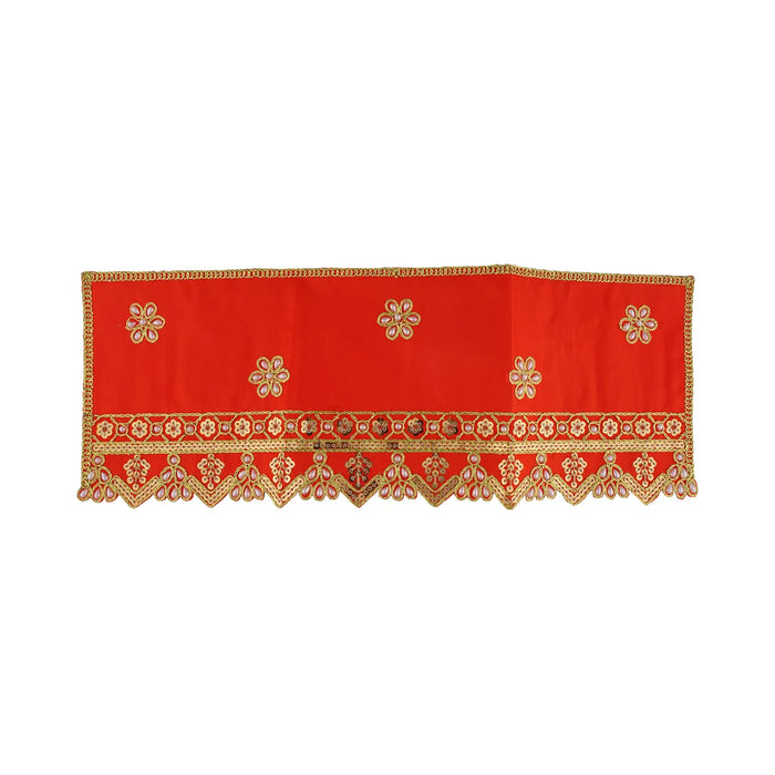 Durga Dress - 10 X 11.5 Inches | Mata Rani Poshak/ Embroidery Amman Pavadai/ Assorted Colour