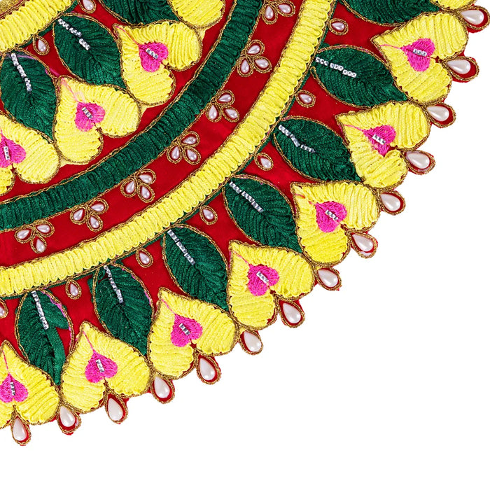 Durga Dress - 9.5 Inches | Mata Dress/ Embroidery Devi Vastra/ Amman Pavadai/ Assorted Colour