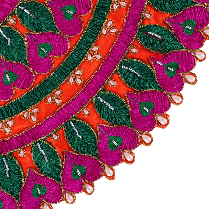 Durga Dress - 9.5 Inches | Mata Dress/ Embroidery Devi Vastra/ Amman Pavadai/ Assorted Colour
