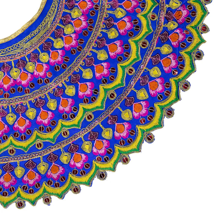 Durga Dress - 9.5 Inches | Lehenga Patka/ Mata Rani Poshak/ Decorative Devi Vastra For Deity Decor/ Assorted Colour