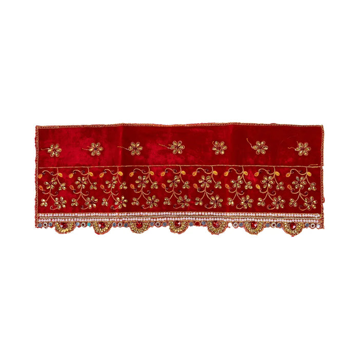 Durga Dress - 13 Inches | Mata Rani Poshak/ Lehenga Patka/ Embroidery Amman Pavadai/ Assorted Colour