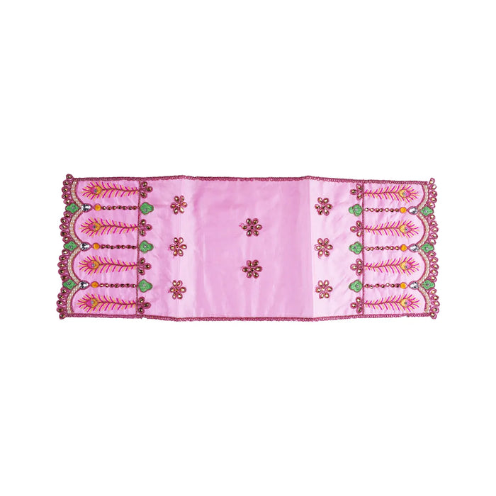 Durga Dress - 14 Inches | Mata Dress/ Lehenga Patka/ Embroidery Design Devi Vastra/ Assorted Colour